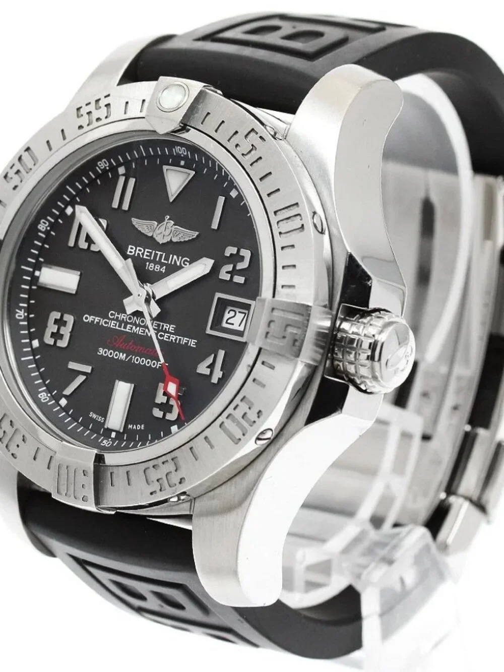 BREITLING Avenger II Seawolf A17331 Date gray Dial Automatic Men's Watch_956968